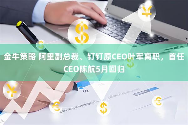 金牛策略 阿里副总裁、钉钉原CEO叶军离职，首任CEO陈航5月回归